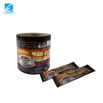 Custom Printed Plastic Laminated Aluminum Foil Sachet Roll Film for Coffee