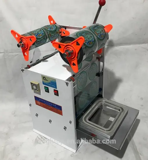 Desktop plastic sealing films for cup sealing machine semi automatic sealer