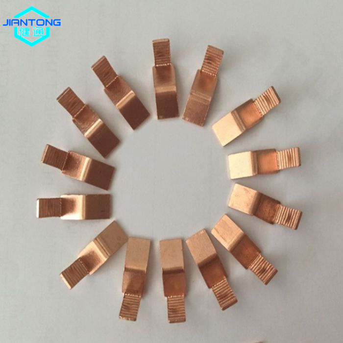 custom copper stamping contact small precision stamping part