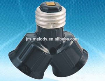 B22 E14 E26 E27 E40 to 2 3 4 5 6 7 E14 E26 E27 GU10 Splitter Adapter Separator lamp holder adaptor converter