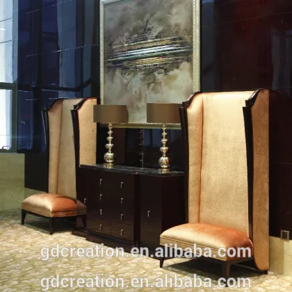 Classical European style hotel furniture hobby lobby table and chair