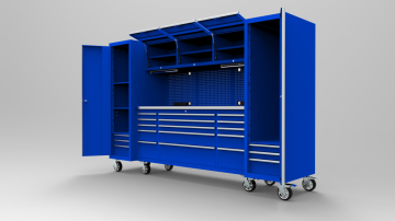 Safewell Blue Garage Storage Combination