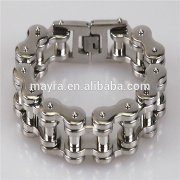 Custom heavy metal bracelets bike chain jewelry