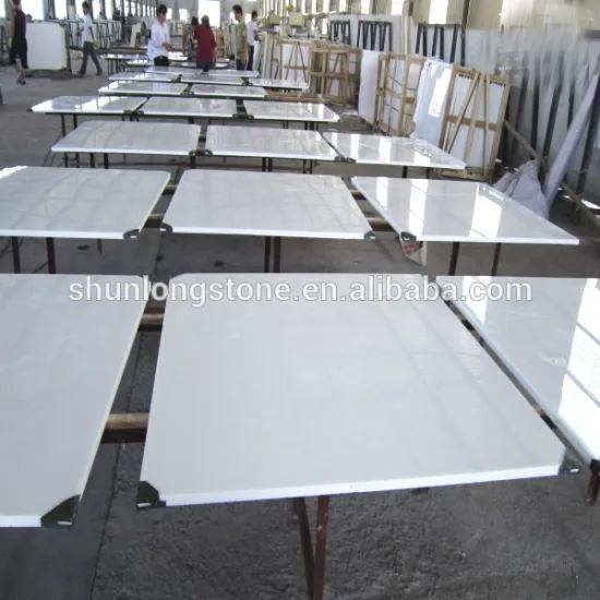 Pure White Crystallized Glass Stone Tile,Nano White stone