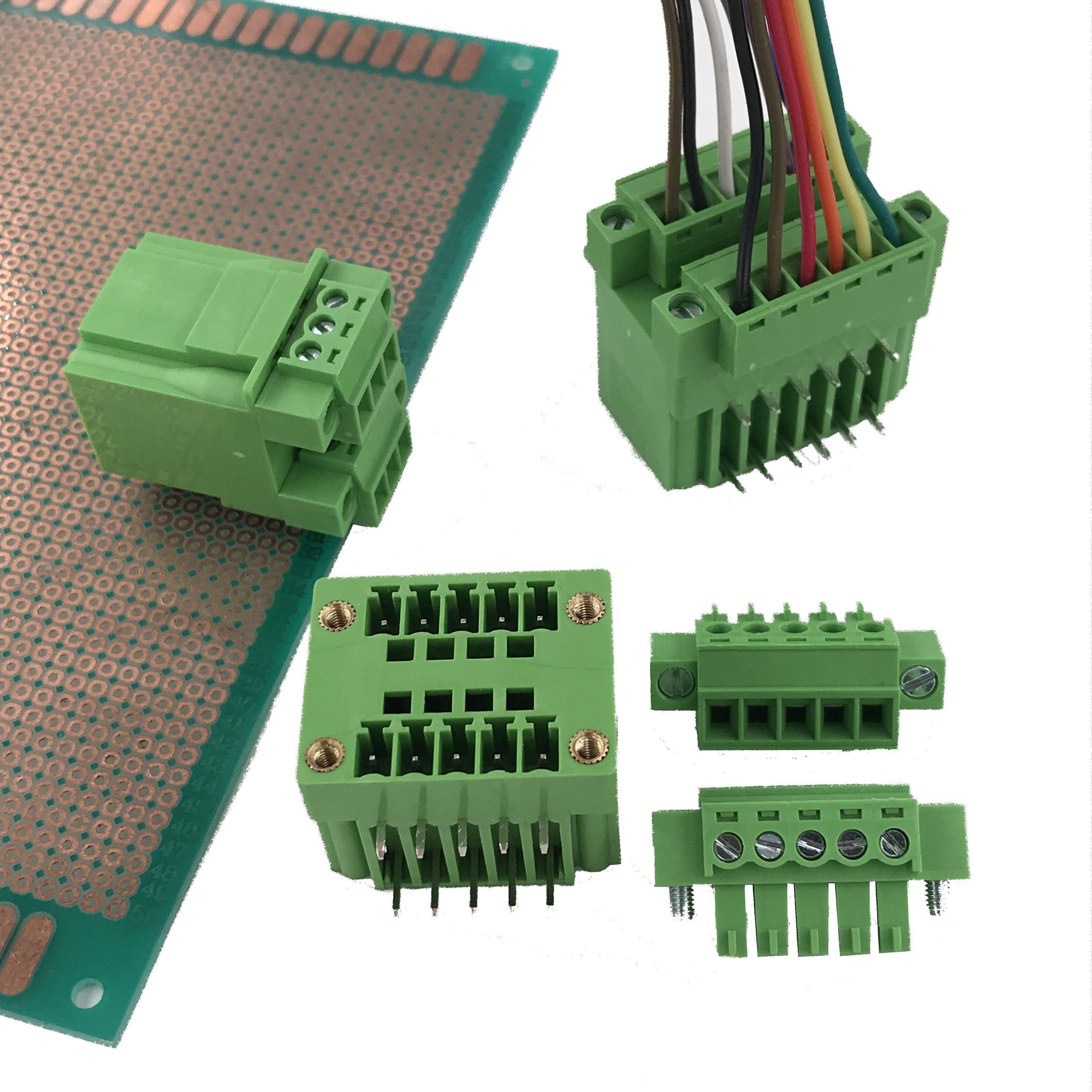 3.81mm Pitch Double Row PCB كتلة طرف