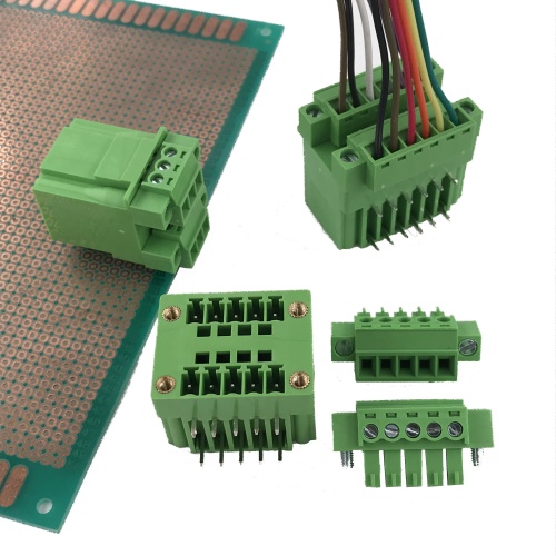 Bloque de terminal PCB de doble fila de 3.81 mm