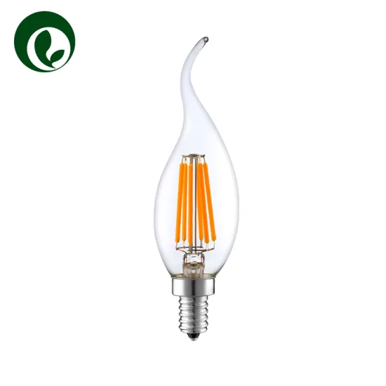 110V 220VAC E12 E14 Cool Warm White Dimmable 2W 4W 6W LED Filament Candle Bulb C35T flame Tip Type
