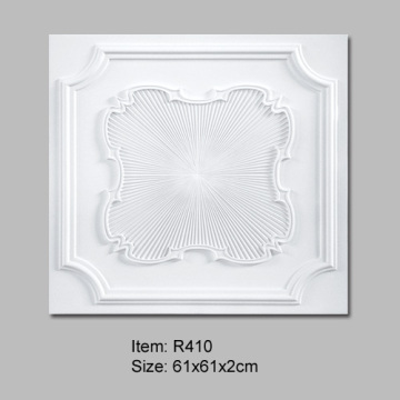 Square Ceiling Tiles with Ceiling Rose