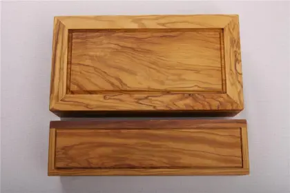 Olive Wood Salt & Spice Box