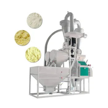 Small Scale Automatic Roller Flour Mill Machine Price for Corn and Wheat Milling