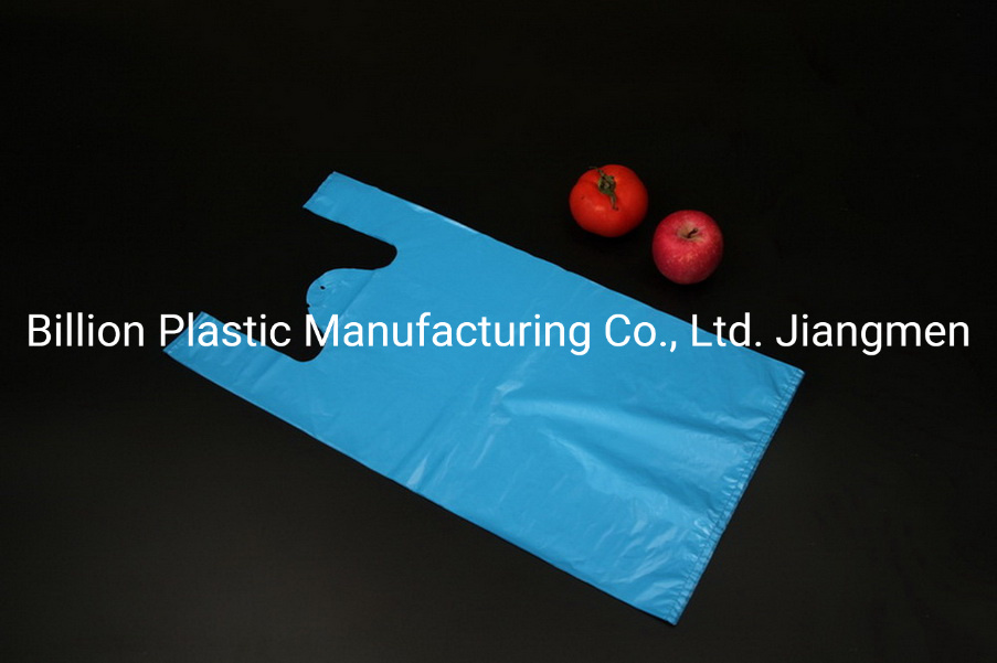 Reusable Shopping Mall Plastic T Shirt / Small Garbage Bag