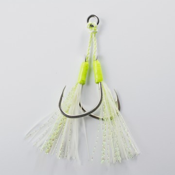 RUNTOO 3X STARK 49 Braid Stahldraht-Klosthautstahlfischerhaken zum Jigging