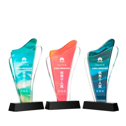 Wholesale Honor of Crystal Champion Crystal 3d Trophy