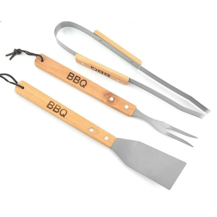 Premium-Grillbesteckset für das Kochen im Freien