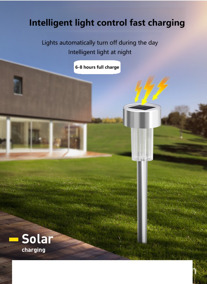 Stainless Steel Solar Garden Light