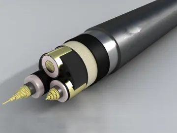 PVC Insulated underground three core electrical cable