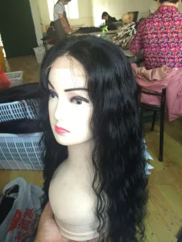 Soft texture human hair 100% Virgin Brazilian Hair full lace wig and lace frontal wig