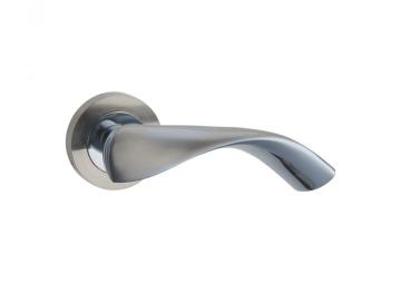 Popular Design Zinc Alloy Door Lever Handle on Rose