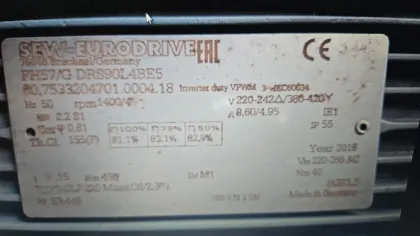 SEW motor reducer KF97DV112M4/TF/2WE