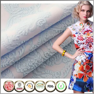 Professional manufacturer SGS certified Neoprene Super soft floral embossed fabric