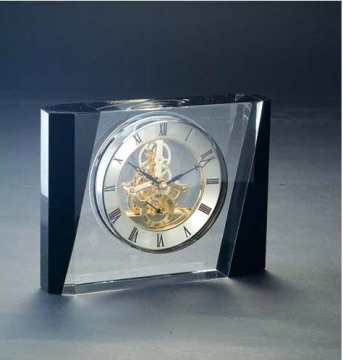 Office Supplies-Crystal Clock & Watch Set (TL3034)