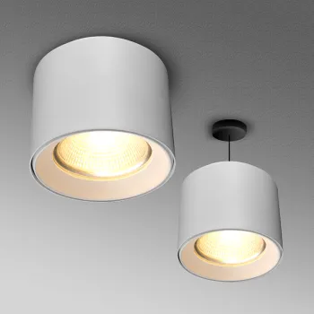 DGLUX Cheap Housing Indoor Down Lamp Aluminum White COB LED Surface Mounted Downlight 15w 25w 30w