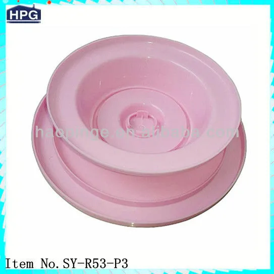 sweet pink cake turntable