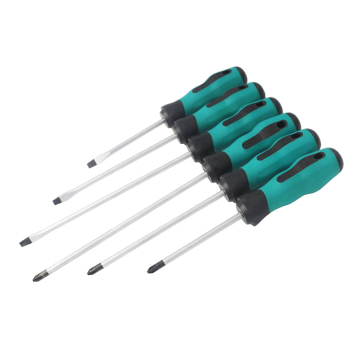 Chrome Vanadium Steel Phillips Ph2フラットドライバー6mm -300mm/4in -12in
