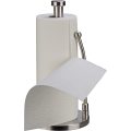 Stainless steel easy to tear paper towel dispenser