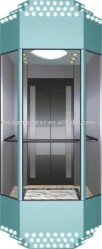 Panoramic elevator (Diamond type)