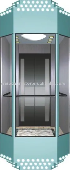 Panoramic elevator (Diamond type)