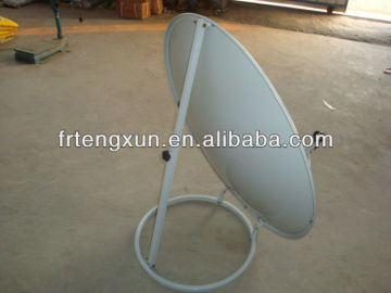 KU-90cm rolled edge ground mount satellite dish antenna