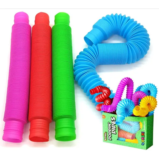 Colorful Decompression Sensory Fidget Tube: A Stress-Relieving Toy for Kids