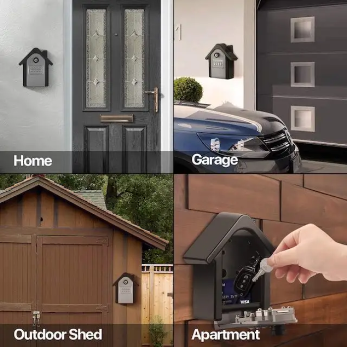 Ключевая безопасная коробка сочетание дома комбинация на открытом воздухе