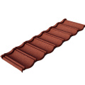 Wind red color stone coated metal roofing tiles