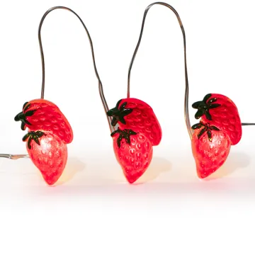 4.5V Warm White LED Strawberry Holiday String Light