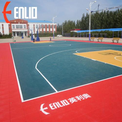 Enlio Basketball Outdoor Modular Court Tiles Flooring