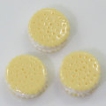 Galletas de sándwich de postre dulce de moda 13 * 7 mm en forma de Mini encantos de resina decoración artesanal hecha a mano espaciador de álbum de recortes