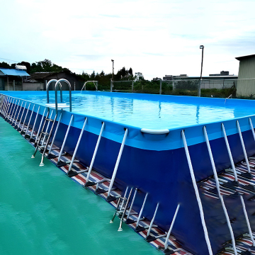 Outdoor Metal Frame High Tensile Foldable Inflatable Swimming Pool