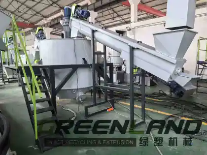 China Factory Pet Crusher Blade Sharpener Washing Line