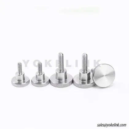 DIN 464 Stainless Steel M5 X 16mm Knurled High Thumb Screws