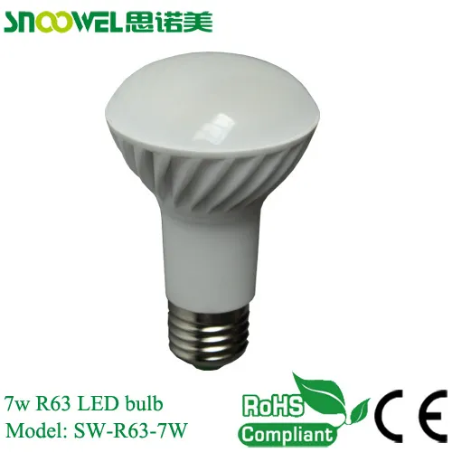 Smd2835 E27 R63 7w Ceramic Led Bulb 