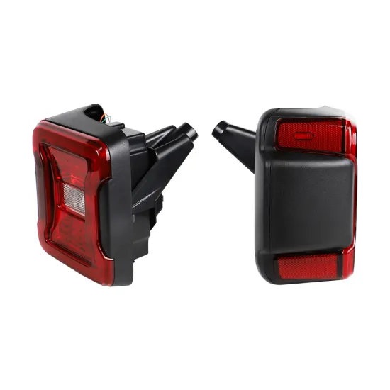 USA LED Tail Lights Lamp Assembly with Blind Spot for Jeep Wrangler JL 2018-2024 Rear Light