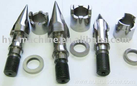 Screw and barrel accessories for extruder machine