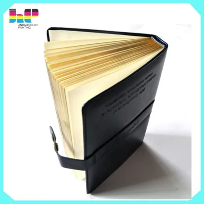 Professional leather notebook agenda printing service