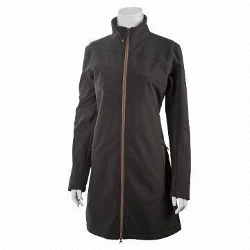Women's Softshell/Sports/Outdoor/Winter/Wear/Jacket with Preformed Elbows