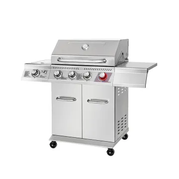 Wholesale Cabinet Commercial 3kw Stainless Steel Gas Barbecue Meat Grilling Machine Bbq Gas Grill