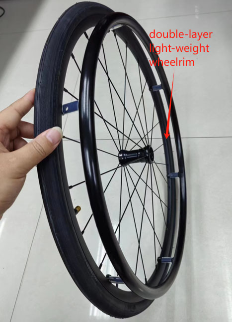 Double-layer and Light-weight Wheel Rim for Manual Wheelchair