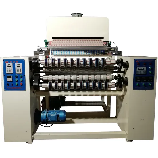 Automatic OPP Sellotape Adhesive Roll Production Line with Slitting Machine