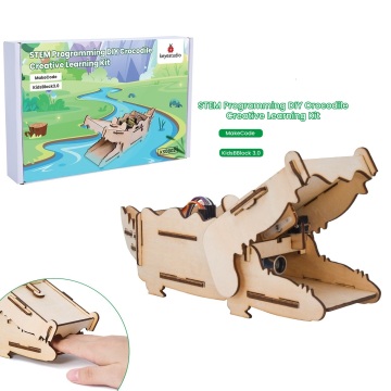 Keyestudio Crocodile Creative Learning Kit: STEM Programming Education with Microbit